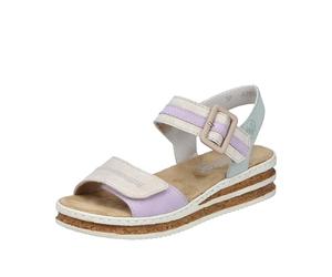 Rieker Women's 62900 Wedge Sandals, multicoloured, 5 UK