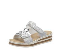 Rieker Women's 62936 sandals, Platinum 90 Silver, 8 UK