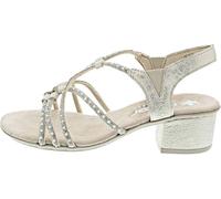 Rieker Women's 64970 Strappy Sandals, Beige, 40 EU