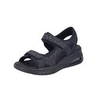Rieker Women's 67666 Trekking Sandals, Black, 7.5 UK