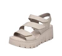 Rieker Women's 68055 Sandal, Beige, 6 UK
