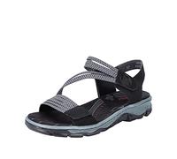 Rieker Women's 68871 Trekking Sandals, Black, 4 UK