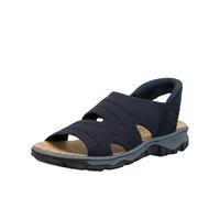 Rieker Blue Elasticated Sandals for Ladies | Ready2Go | Rieker 68895-14 Colour: Blue, Size: EU 37 / UK 4