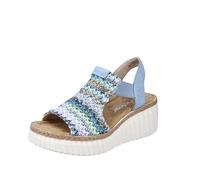 Rieker Women's 69172 Sandals, multicoloured, 4 UK