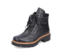 Rieker Women Ankle Boots 72603, Ladies Lace-up Ankle Boot,Boot,Half-Boot,lace-up Bootie,Transition Shoe,Black (Schwarz / 00),41 EU / 7.5 UK