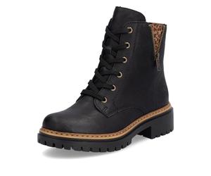 Rieker Women's 72617 Lace-Up Boots, Black, 43 EU, black, 9 UK