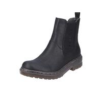 Rieker 78292-00 Black Womens Chelsea Boots in a Plain Synthetic in Size 41
