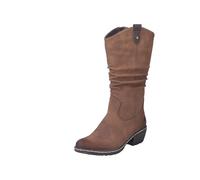 Rieker Women's 93775 Mid Calf Boot, Brown, 4 UK