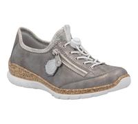 Rieker Women's Adalee N4263 Standard Fit Featherlight Shoe Grey Size UK 4-8