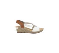 Rieker Alula Womens Wedge Heel Sandals - White - UK 5 - White