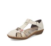 Rieker Women's Beige Sandal Shoe | M1655-62 62 37 37