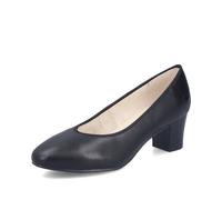 Rieker Women's Court Shoes 44650-04 Black Leather