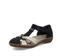 Rieker Women's Black Sandal Shoe | M1655-00 00 36 36