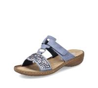 Rieker Women's Blue Mule Sandal | 608K2-12 12 40 40
