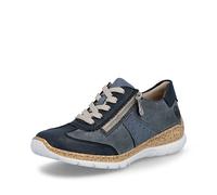 Rieker N4221-14 Blue Womens trainers in a Plain Man-made in Size 39