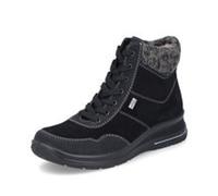 Rieker Women's Boots Ankle Boots Lace-Up Boots Shoes Black Tex L7710