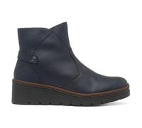 Rieker Womens Boots Blue Adults Ladies Wedge Navy Antistress Ankle Leipzig SIZE