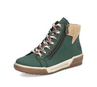 Rieker Lace-Up Ankle Boots Green, Green, 3.5 UK