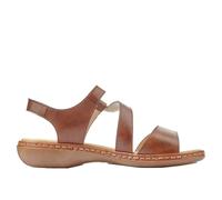 Rieker Womens Brown Leather Sandals 659C7-24