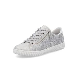 Rieker Women's Casual Lace-up Shoe - Silver/Platinum | N0900-90 90 37