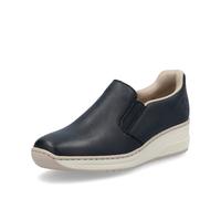 Rieker Women's Casual Slip-on Shoe - Blue | 48761-14 14 39