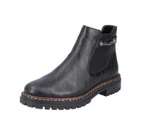 Rieker Women's Chelsea Boots 52054, black, 7.5 UK