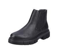 Rieker Ladies Ankle Boots with A Chunky Sole M3854-00 - Black Synthetic - UK Size 4 - EU Size 37 - US Size 6