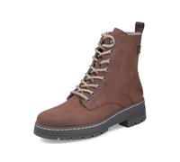 Rieker 73850 Womens Faux Leather Lace-Up Breathable Casual Combat Boots