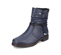 Rieker Women's Classic Ankle Boots 75160, Women's Ankle Boots, Blue 14, 4 UK