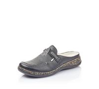 Rieker Women's Clogs Sabots Slippers House Shoes Black 46393