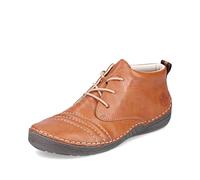 Rieker Women's comfortable shoes, 52532, women's lace-up shoes, brown, 4 UK