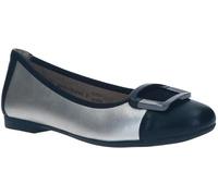 Rieker Women's D0K12 Metallic Ballet Flats 38 EU