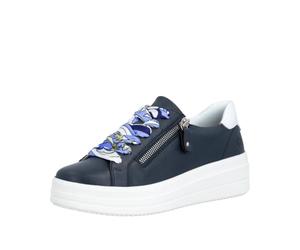 Rieker Women's D1C06 Low Trainers, Blue, 37 EU