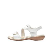 Rieker Women's Damen 659c7 Sandalen Sandal (White, UK Footwear Size System, Adult, Women, Numeric, Medium, 3.5)