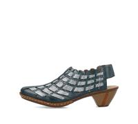 Rieker Women's Damen Halbschuhe 46778 Low Shoes (Blue, UK Footwear Size System, Adult, Women, Numeric, Medium, 6.5)