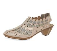 Rieker Women's Damen Halbschuhe 46778 Low Shoes (Rose, UK Footwear Size System, Adult, Women, Numeric, Medium, 6)