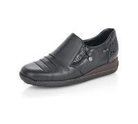 Rieker Women's Damen Halbschuhe Schwarz Moccasin