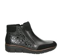 Rieker Women's Damen Kurzstiefel Schwarz Mid Calf Boot, 6 UK