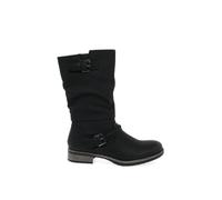 Rieker Estella Womens Calf Length Slouch Boots 6 UK Black