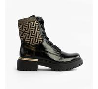 Rieker 72607 Womens Faux Leather Lace-Up Breathable Combat Boots