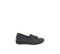 Rieker Women's 'Gleam' Tassel Loafers in Navy | Size: 4 Rieker Navy 4