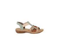 (Green, UK 3.5) Ladies Rieker Casual Sandals 65918