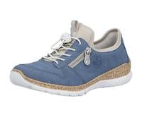 Rieker Womens Green Blue Elasticated Shoes Memory Foam Comfort Ladies N42G0