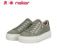 Rieker M1952-52 Sage green Womens trainers in a Plain Man-made in Size 36