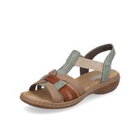 Rieker Women's Green Strappy Sandal | 65918-52 52 42 42