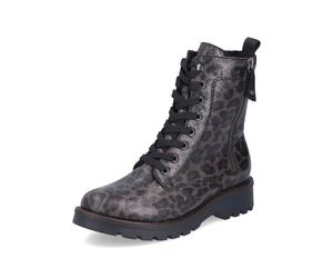 Rieker Women's Grey Biker Boot | 73210-42 42