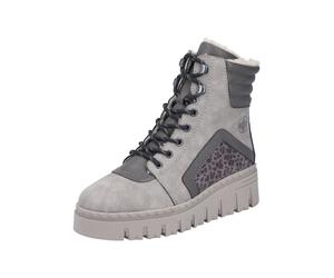Rieker Women's Grey Boot | Z8904-40 40 36 36