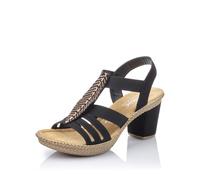 Rieker Women's Heeled Sandal - Black | 66526-00 00 38