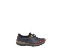 Rieker Herbie Womens Pull On Shoes 7.5 UK Wine/Brandy/Navy