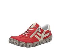 Rieker Women's L0363 Loafer, red, 6.5 UK